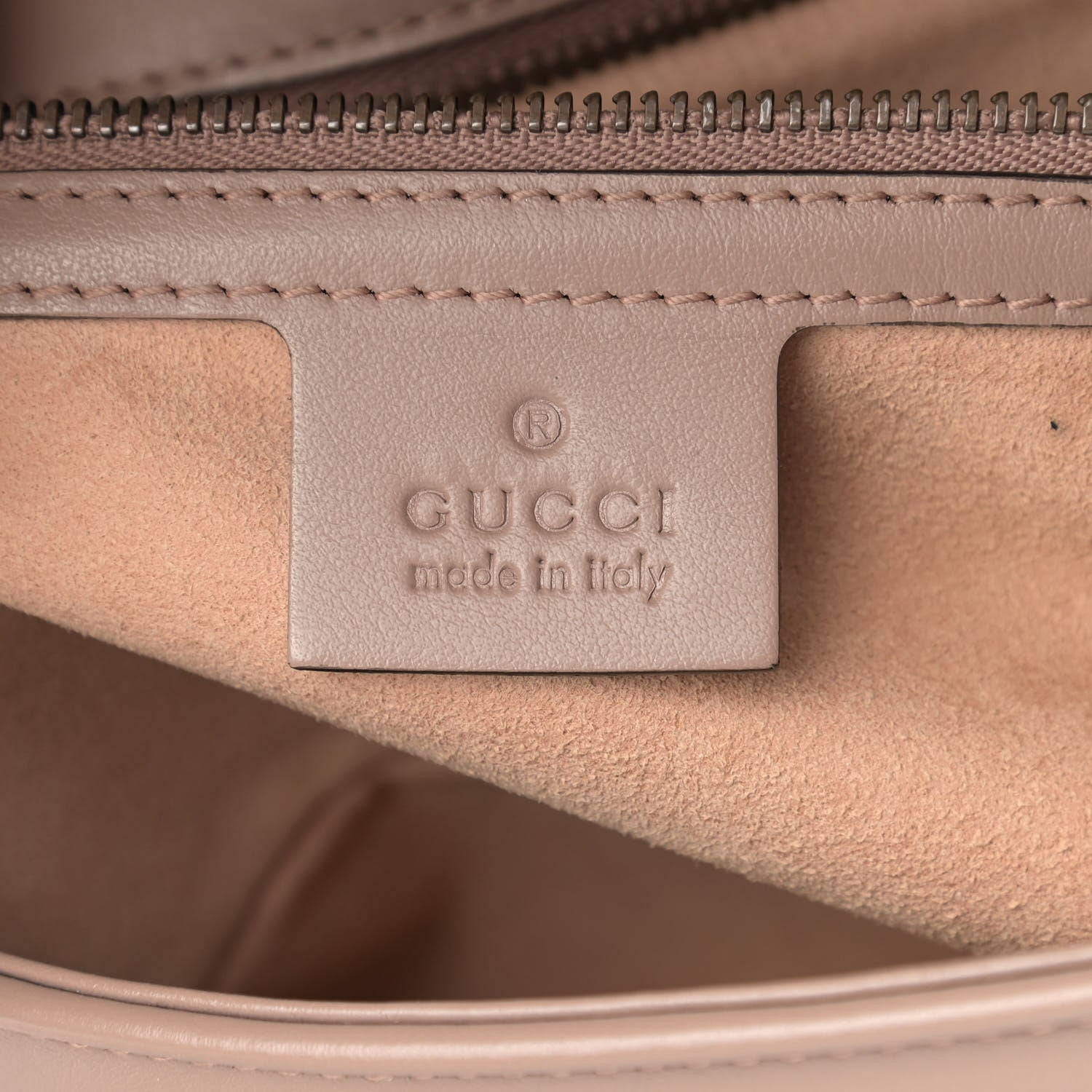 Gucci Calfskin Matelasse Small GG Marmont Shoulder Bag Porcelain Rose 6 of 12