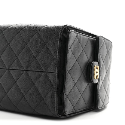 Chanel Caviar Quilted Medium Chanel 25 Handbag Black 12 of 12