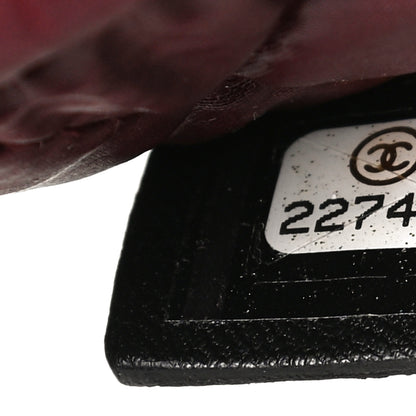 Chanel Lambskin Quilted Small Cosmetic Case Black 6 of 8