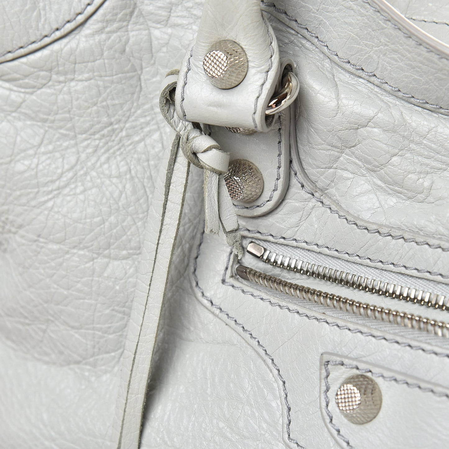 Agneau Giant 12 Silver Hardware City Gris Glace