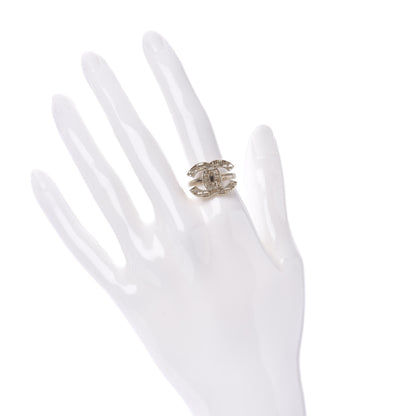 Chanel CC Logo Ring 6 Gold 2 of 4