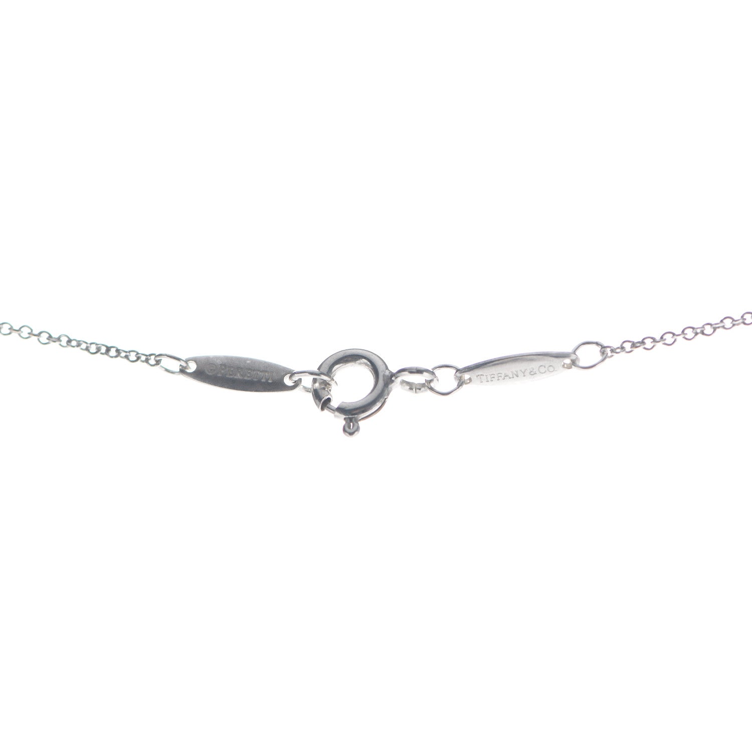 Tiffany Sterling Silver 16mm Elsa Peretti Cross Pendant Necklace 4 of 5