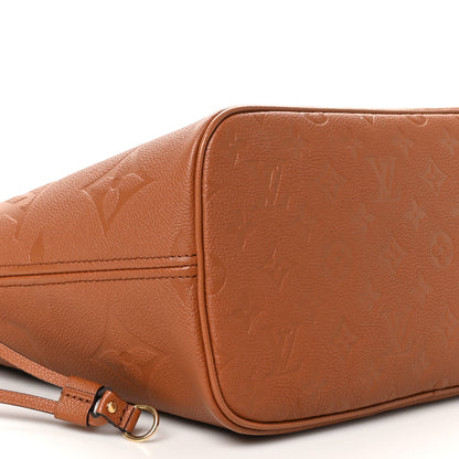 Louis Vuitton Empreinte Monogram Giant Neverfull MM Cognac 9 of 10