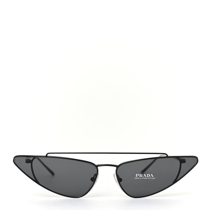 Prada Cat Eye Sunglasses SPR 63U Black 2 of 7