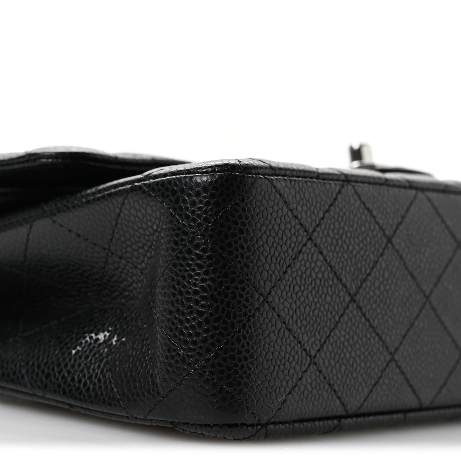 Chanel Caviar Quilted Medium Double Flap Black 10 of 12