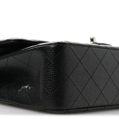 Chanel Caviar Quilted Medium Double Flap Black 10 of 12