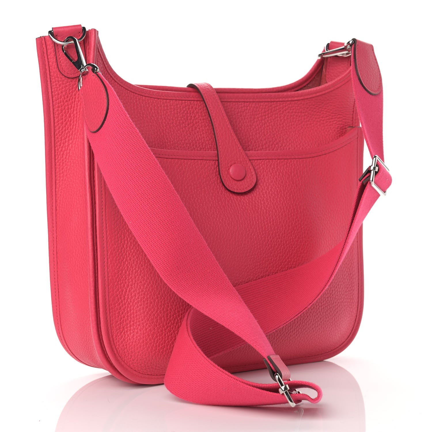 Hermes Taurillon Clemence Evelyne III PM Rose Extreme 3 of 9