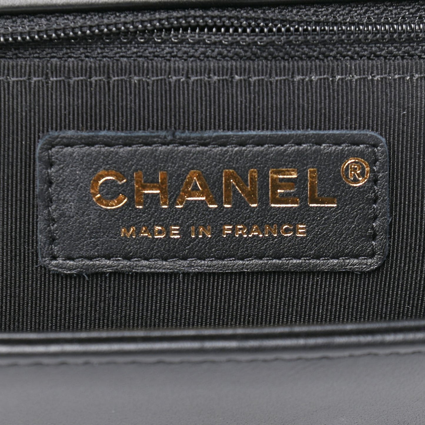 Calfskin Chevron Quilted New Medium Boy Flap Black