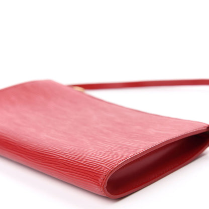 Louis Vuitton Epi Pochette Accessories 24 Castillan Red 7 of 11