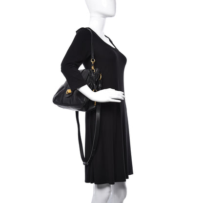 Chloe Grained Lambskin Calfskin Small Lexa Shoulder Bag Black 3 of 10