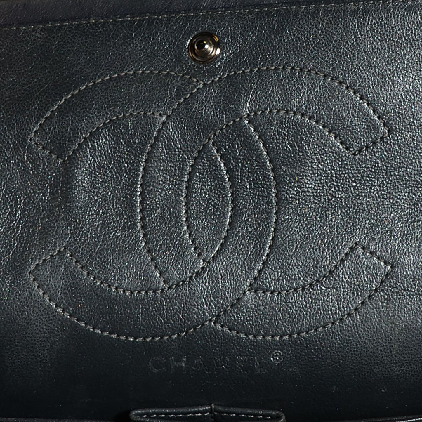 Metallic Aged Calfskin 2.55 Reissue 226 Flap Dark Silver
