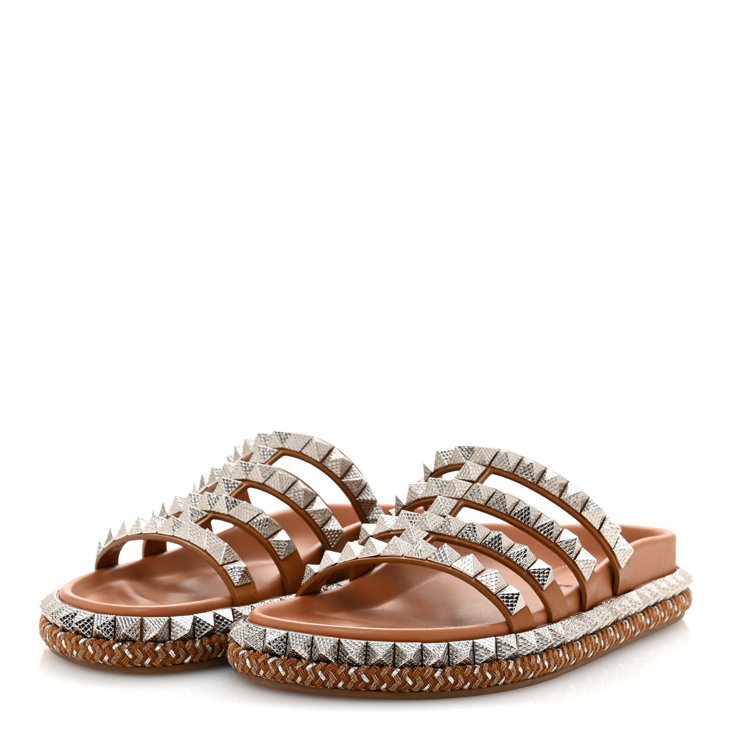Pyra Hallulila Spike Mule Flat Slides 39.5 Terra
