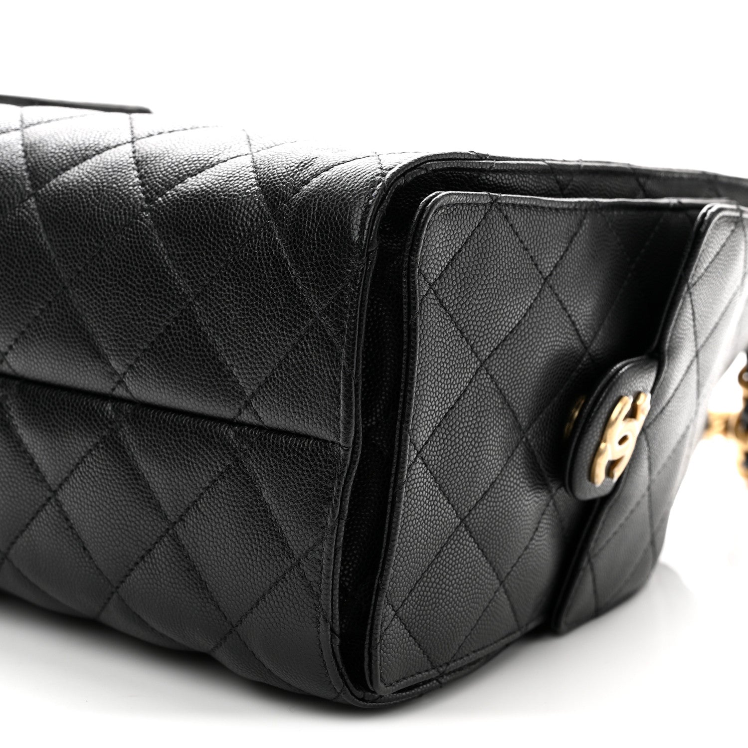 Chanel Caviar Quilted Small Chanel 25 Handbag Black 10 of 11