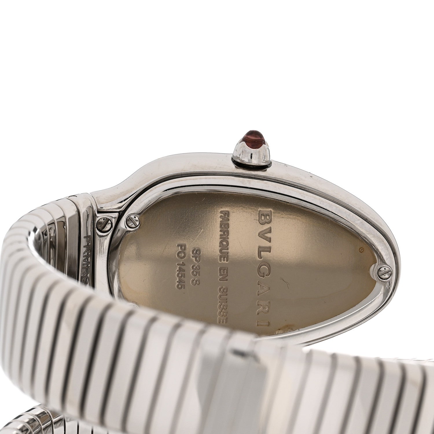 Bulgari Stainless Steel 35mm Serpenti Tubogas Quartz Watch 4 of 5