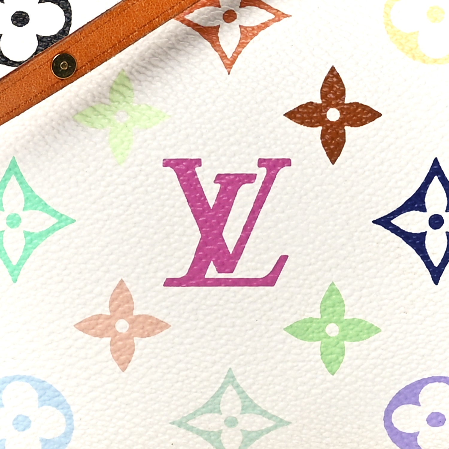 Louis Vuitton Monogram Multicolor Pochette Accessories White 8 of 11