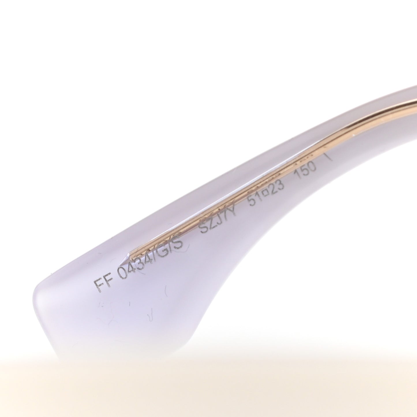 Acetate FF Sunglasses FF 0434/G/S White Gold