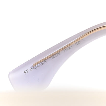 Fendi Acetate FF Sunglasses FF 0434/G/S White Gold 6 of 8
