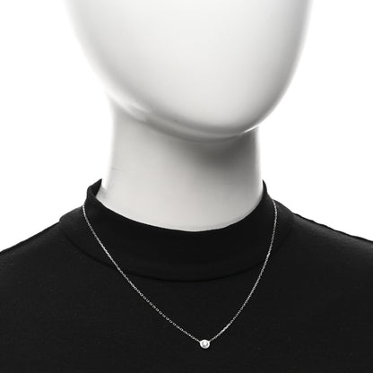 Cartier 18K White Gold Diamond LM D'Amour Pendant Necklace 2 of 5