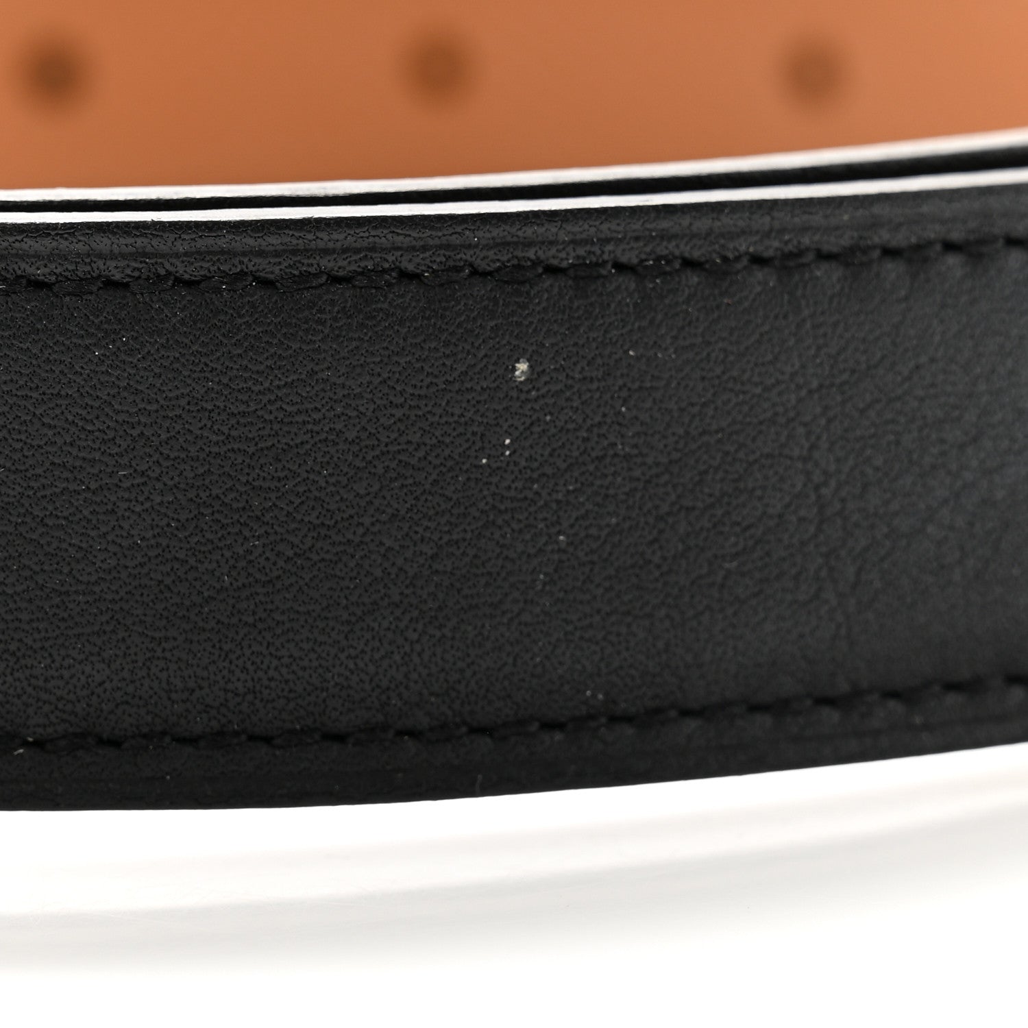 Hermes Swift Epsom 24mm Medor H Belt 70 28 Black Gold 6 of 6