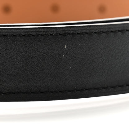 Hermes Swift Epsom 24mm Medor H Belt 70 28 Black Gold 6 of 6