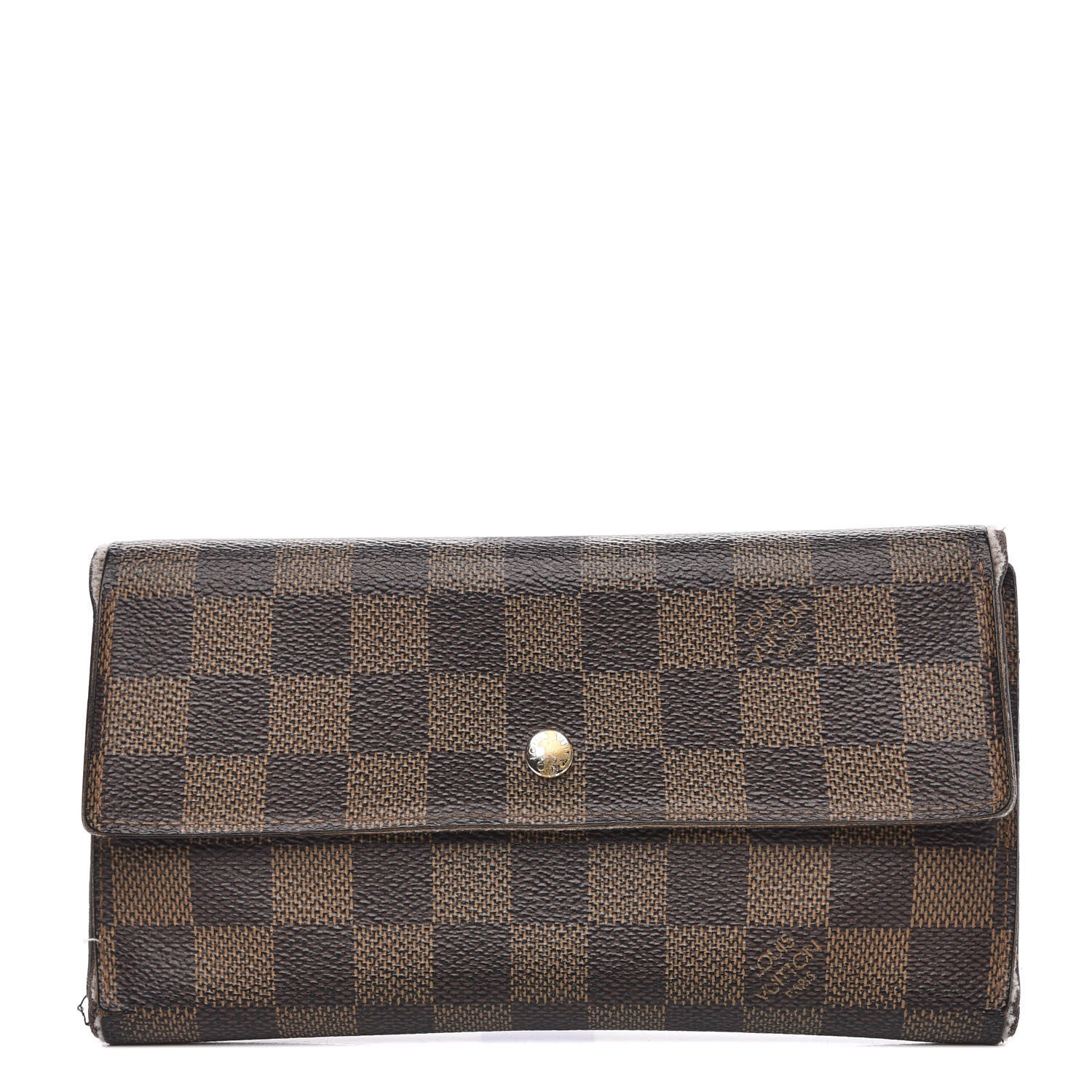 Louis Vuitton Damier Ebene Porte Tresor International Wallet 1 of 16