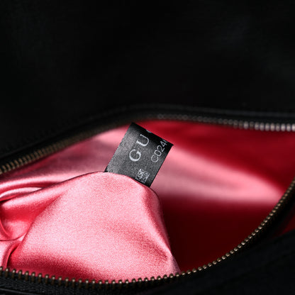 Gucci Velvet Matelasse Medium GG Marmont Shoulder Bag Black 14 of 23
