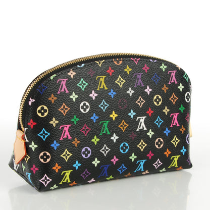 Louis Vuitton Monogram Multicolor Cosmetic Pouch Black Grenade 3 of 7