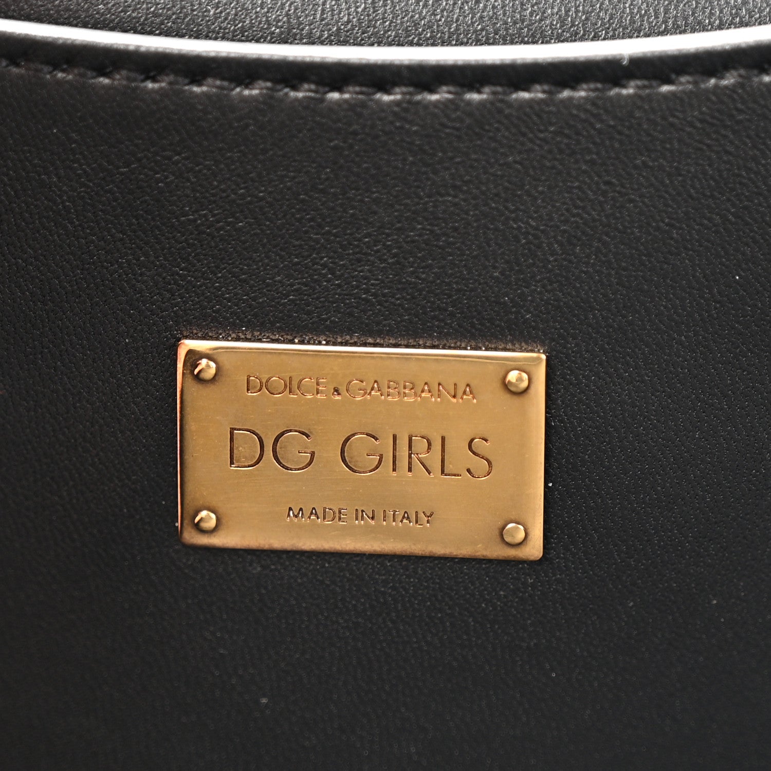 Dolce & Gabbana Nappa DG Girls Shoulder Bag Black 6 of 13