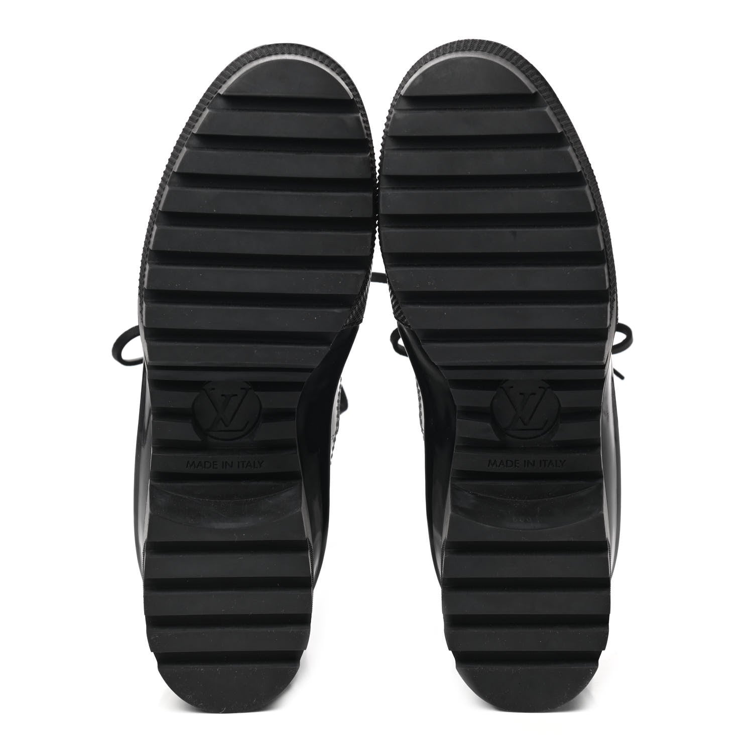 Louis Vuitton Patent Calfskin Spaceship Laureate Platform Desert Boots 36 Silver 5 of 8