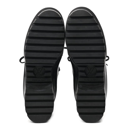 Louis Vuitton Patent Calfskin Spaceship Laureate Platform Desert Boots 36 Silver 5 of 8