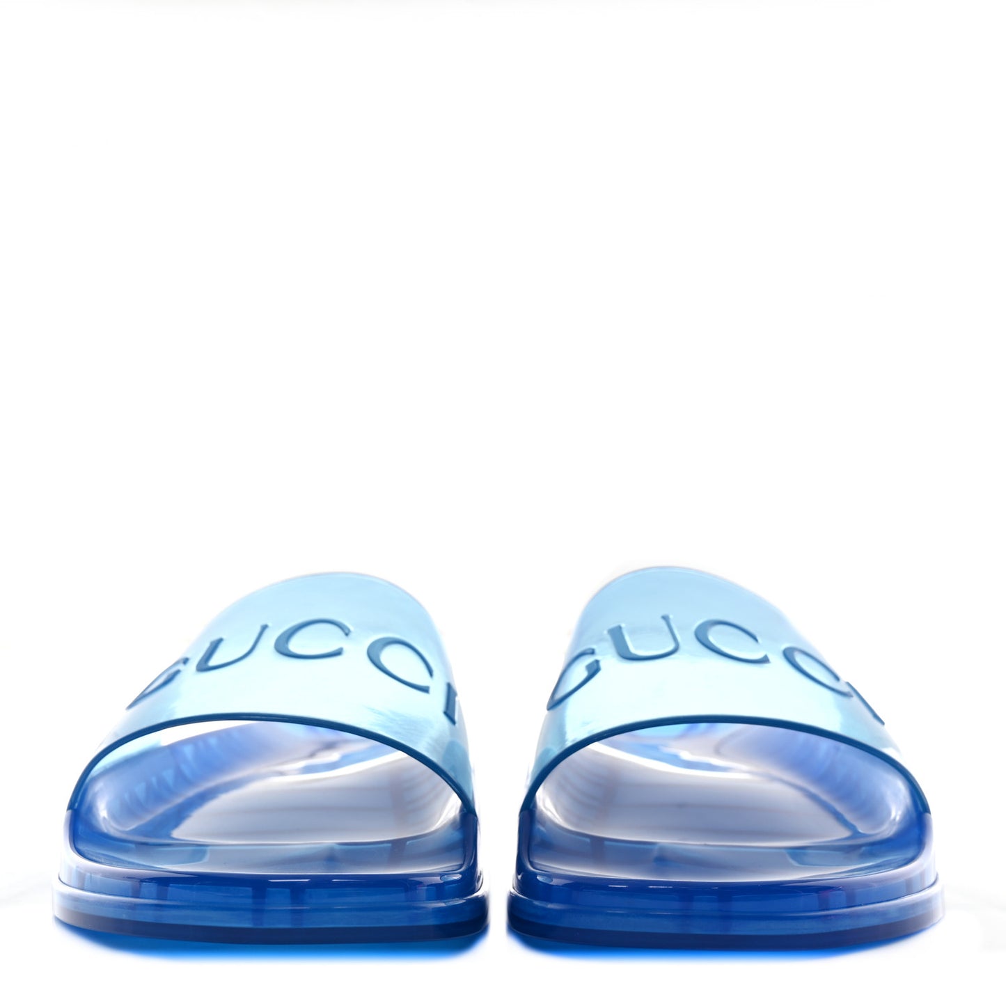 Rubber Mens Pursuit Slide Sandals 10 Transparent Blue