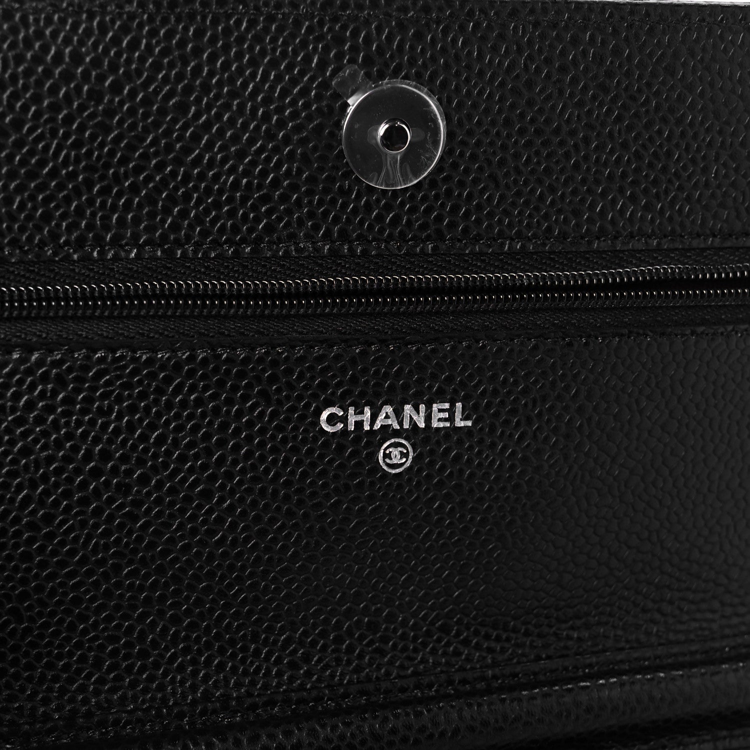 Chanel Caviar Quilted Wallet on Chain WOC Black 5 of 11