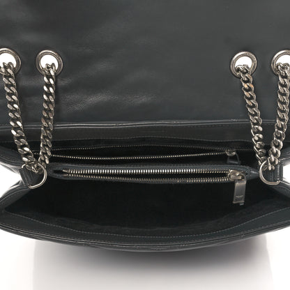Saint Laurent Calfskin Y Quilted Monogram Medium Loulou Chain Satchel Earth 4 of 8