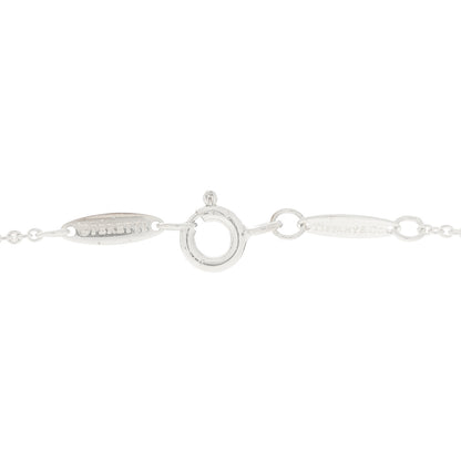 Tiffany Sterling Silver 14mm Elsa Peretti Bean Pendant Necklace 4 of 5