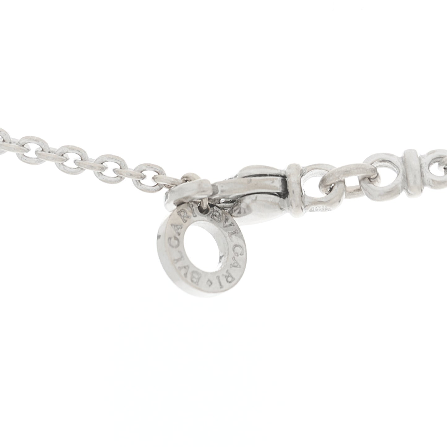 18K White Gold B.Zero1 Pendant Necklace