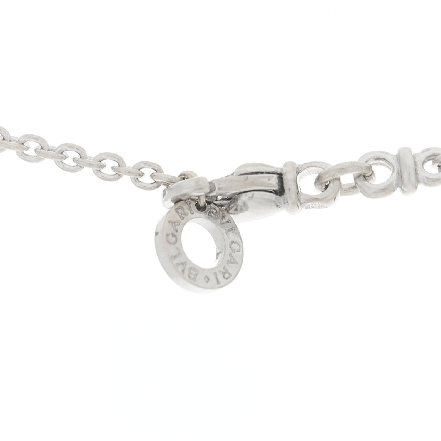 Bulgari 18K White Gold B.Zero1 Pendant Necklace 4 of 6