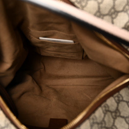 Gucci GG Supreme Monogram Large Linea A Hobo Light Brown 5 of 11