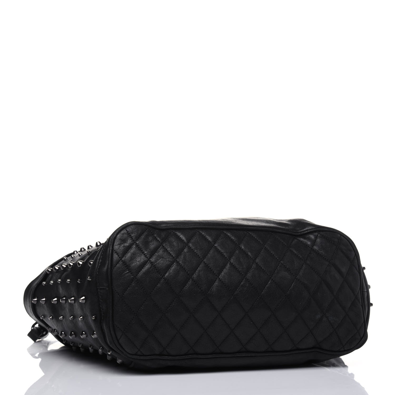 Jimmy Choo Lambskin Studded Blare Tote Black 4 of 19