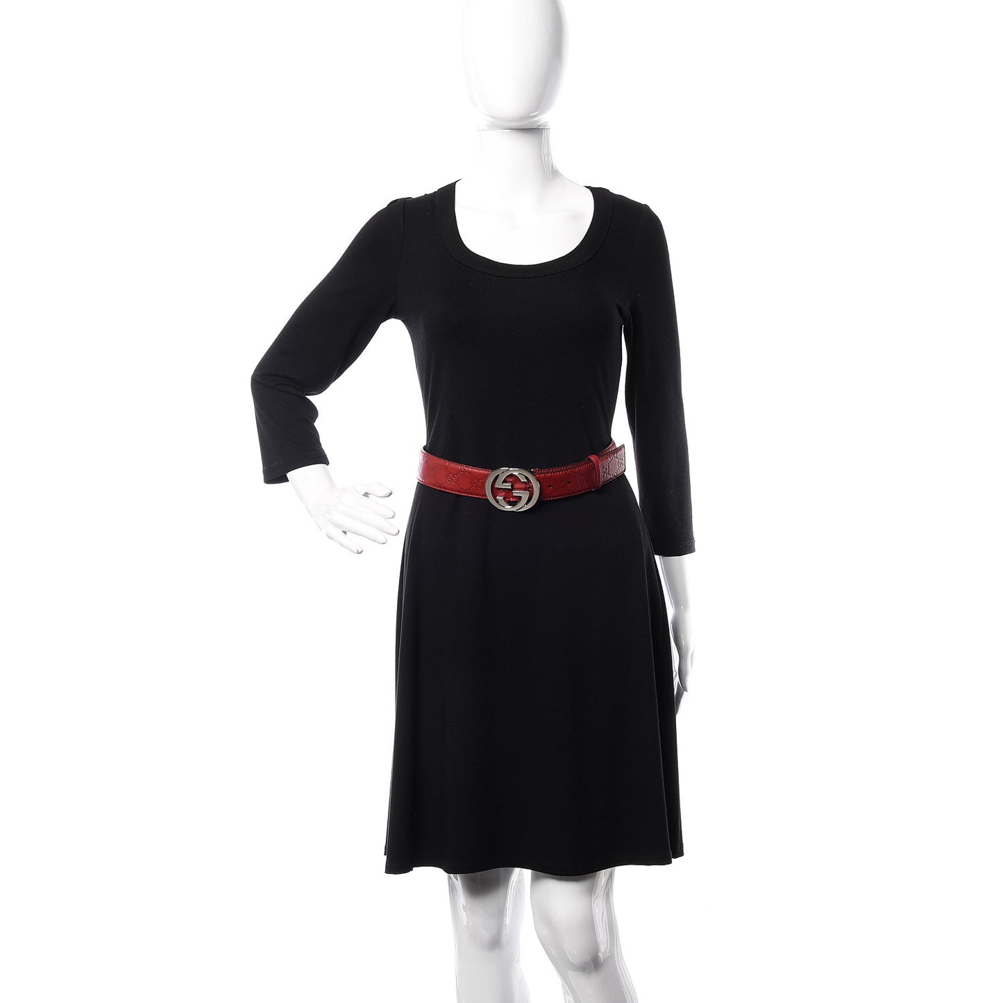 Guccissima Interlocking G 40mm Belt 95 38 Red