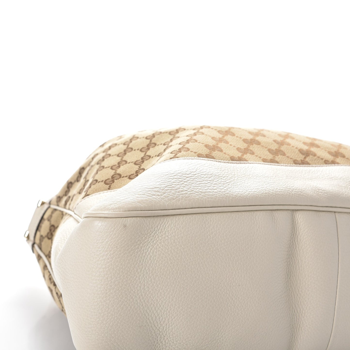 Monogram Medium Diana Bamboo Shoulder Bag Off White