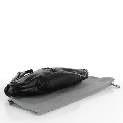 Alexander McQueen Lambskin Lace Up De Manta Clutch Black 4 of 7