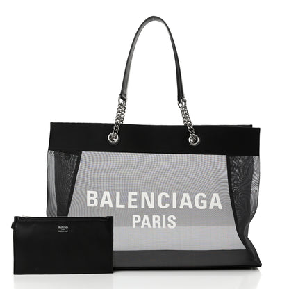 Balenciaga Mesh Large Duty Free Tote Black 3 of 10