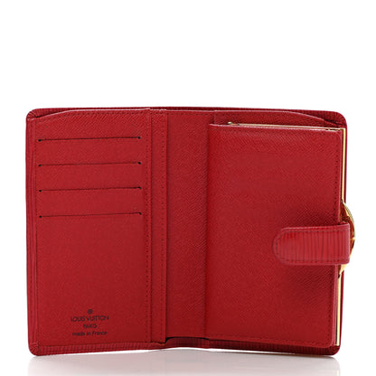 Louis Vuitton Epi French Purse Wallet Castillan Red 5 of 9