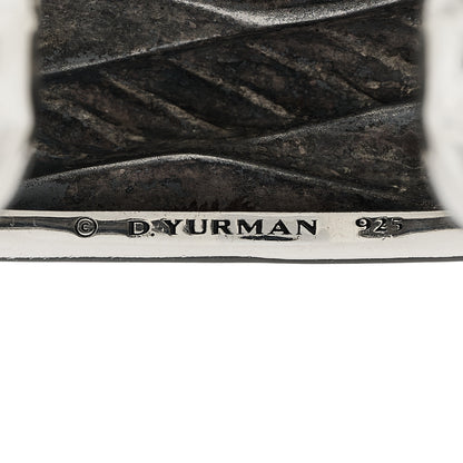 David Yurman Sterling Silver Crossover Cuff Bracelet 3 of 3