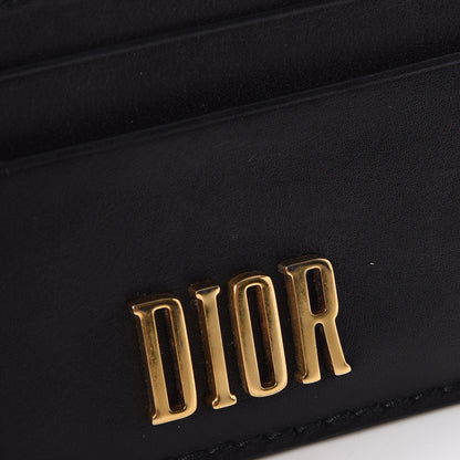 Christian Dior Calfskin D-Fence Card Holder Black 10 of 12