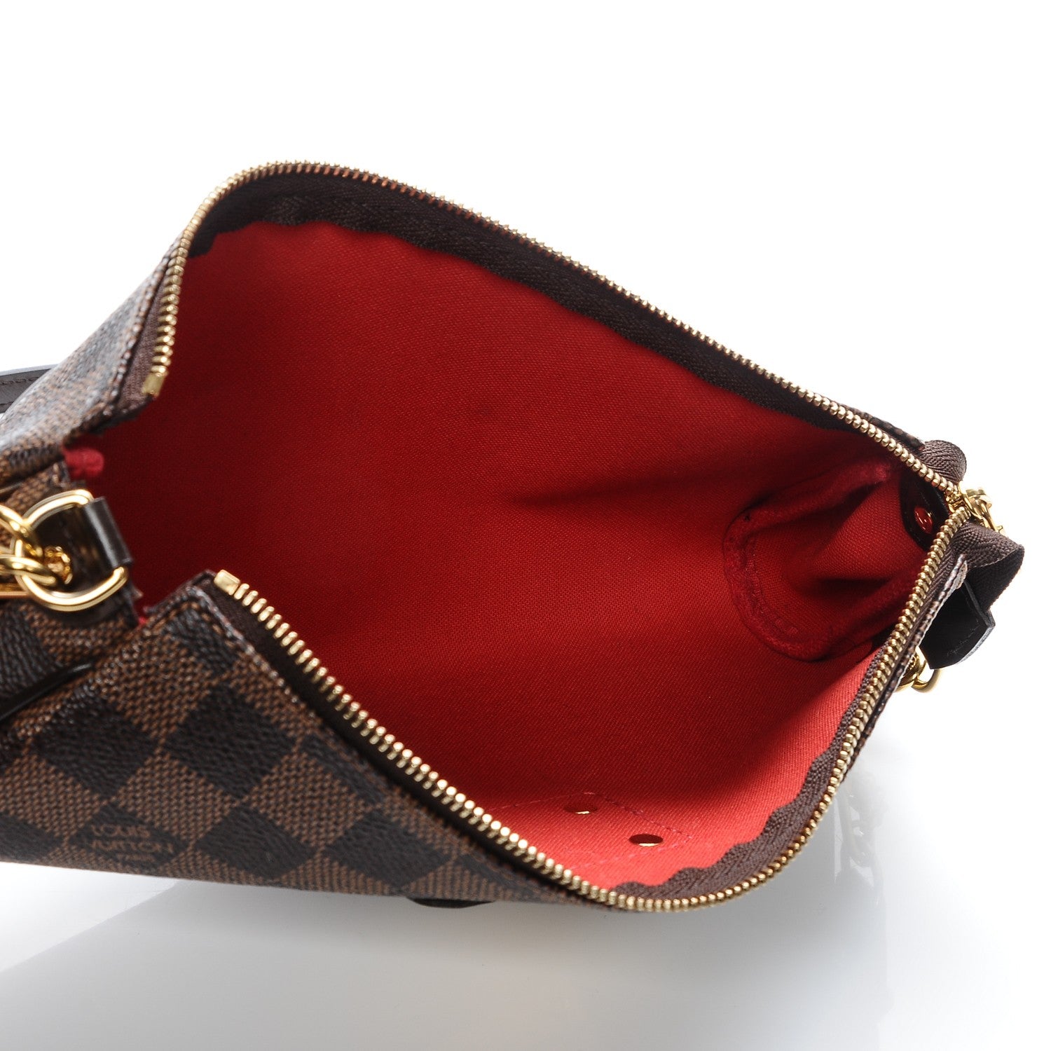 Louis Vuitton Damier Ebene Eva Clutch 6 of 6