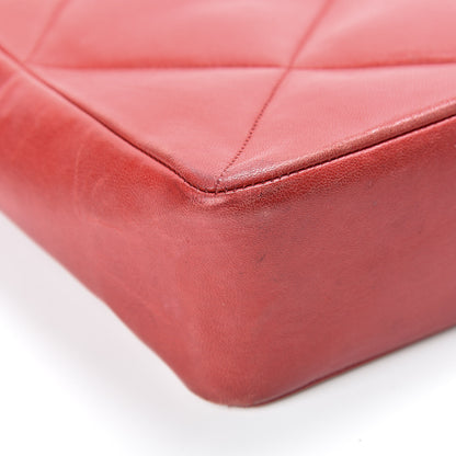 Chanel Lambskin Quilted Crossbody Red 13 of 24
