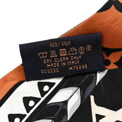 Louis Vuitton Silk Monogram LV Crafty Bi Color BB Bandeau Caramel Black 4 of 4