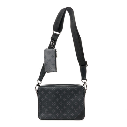 Louis Vuitton Reverse Monogram Eclipse Trio Messenger Large Pochette 1 of 15