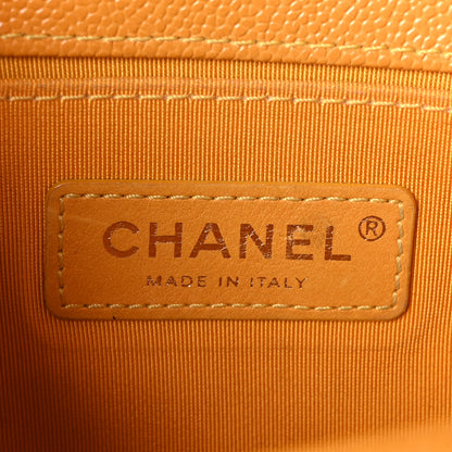 Chanel Caviar Quilted Small Boy Flap Yellow 6 of 10
